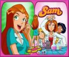 Sam, een van de drie spionnen van Totally Spies