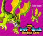 Jungle Dragon. Invizimals Shadow Zone. Draken van de jungle hebben een machtig wapen, een zuur dat spit tegen de vijand