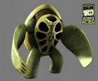 Cyclospin of Terraspin, buitenaardse schildpad die heeft de macht om te controleren de lucht en Tornado's.  Ben 10 Ultimate Alien