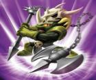 Skylander Voodood, dappere krijger. Magic Skylanders