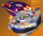 Tyson Beyblade, de strijd draaitol van de Dragoon. Dragoon is Tyson bit beest