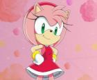 Amy Rose, de egel vrouw die beweert te zijn de vriendin van Sonic