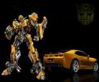 Transformers, de auto en de robot in die het transformeert