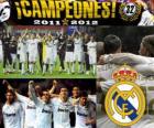 Real Madrid, kampioen van de Spaanse football league 2011-2012