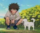 Kiba Inuzuka en zijn hond en beste vriend Akamaru maken deel uit van Team 8