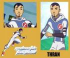 Thran is de verdediging van het voetbalteam Galactic Snow-Kids met nummer 2