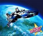 Het Team Galaxy ruimtevaartuig is de Hornet