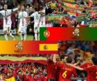 Portugal - Spanje, halve finales Euro 2012