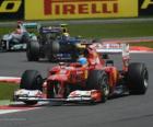 Fernando Alonso - Ferrari - Grand Prixe Engeland 2012, 2e plaats
