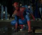 Spider-man in de straten van New York