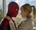 Spider-Man samen met Gwen Stacy