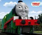 Henry, de lange en snelle groene locomotief nummer 3