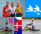 Roeien vrouwen skiff Londen 2012