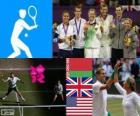 Gemengd dubbel tennis Londen 2012