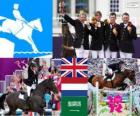 Paardensport team springconcours Londen 2012