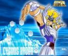 Cignus Hyoga, de Bronzen Heilige van het Cygnus constellatie. Saint Seiya, Knights of the Zodiac