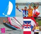 Mannen zeilen RS:X Londen 2012