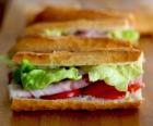 Snack of sandwich