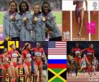 Atletiek 4x400m vrouwen Londen 2012