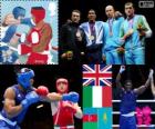 Mannen super zwaargewicht boksen podium Londen2012