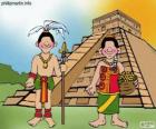 Man en vrouw Maya