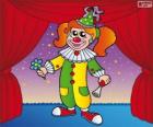 Clown vrouw