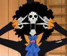 Brook, een muzikant skelet van One Piece