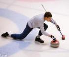 Athlete curling