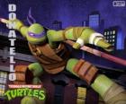 Donatello, het wapen van deze ninja schildpadden is de Japanse lange stok Bo