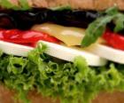 Plantaardige sandwich
