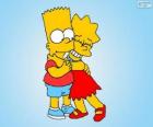 Lisa en Bart omhelsden elkaar als goede broeders