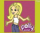 Polly Pocket meisje in de zomer kleding