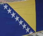 Vlag van Bosnië en Herzegovina