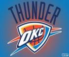Logo van Oklahoma City Thunder, NBA-team. Northwest Division, Western Conference