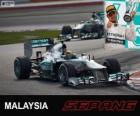 Lewis Hamilton - Mercedes - Grand Prix van Maleisië 2013, 3e ingedeeld