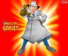 Inspector Gadget is verkleed als de beroemde inspecteur Closeau