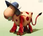 De koe Ermintrude, een van de personages uit De Minimolen