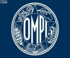 Oude logo van de WIPO, Wereldorganisatie voor de Intellectuele Eigendom