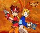 Max en Rex, twee van de protagonisten in Dinosaur King