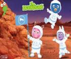 De Backyardigans astronauten aangekomen op Mars