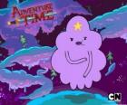 Klonterige ruimte prinses, een wolk met een ster op het voorhoofd. Lumpy Space Princess