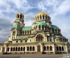 Alexander Nevski-kathedraal, is één van de grote orthodoxe kathedralen in de wereld, Sofia, Bulgarije