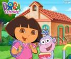 Dora en Boots gaan naar school