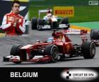 Fernando Alonso - Ferrari - 2013 Belgische Grand Prix, 2º ingedeeld