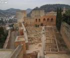 Het Alcazaba de la Alhambra, Granada, Spanje