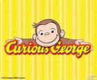 Logo van Curious George, Nieuwsgierig aapje