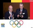 2013 FIFA presidentiële Award voor Jacques Rogge