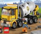 Een Beton-Mengers en een bouwvakker, Lego City