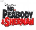 Logo van de film Mr. Peabody en Sherman