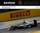 Nico Rosberg - Mercedes - 2014 Grand Prix van Bahrein, 2º ingedeeld